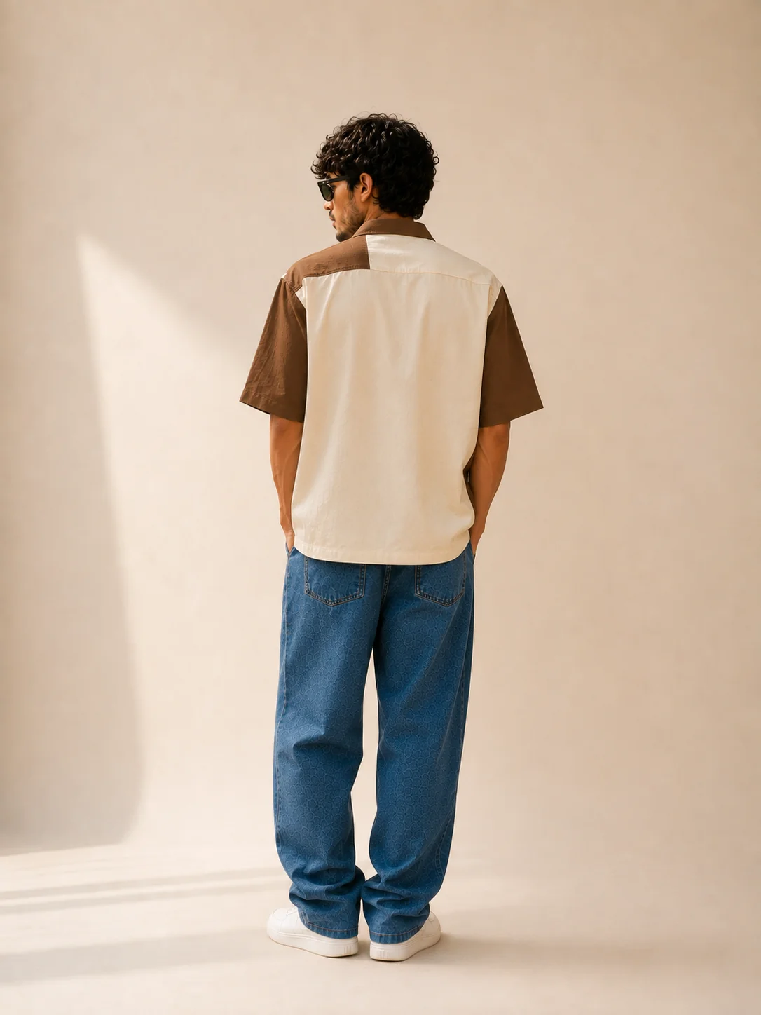 Cuban collar colour-block, photo 3 of 6