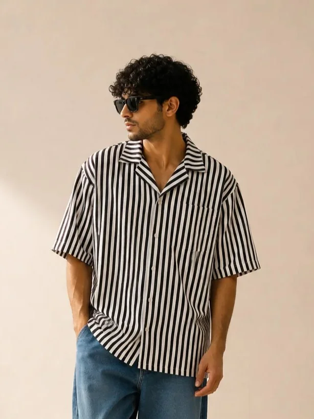 Striped vertical shirt