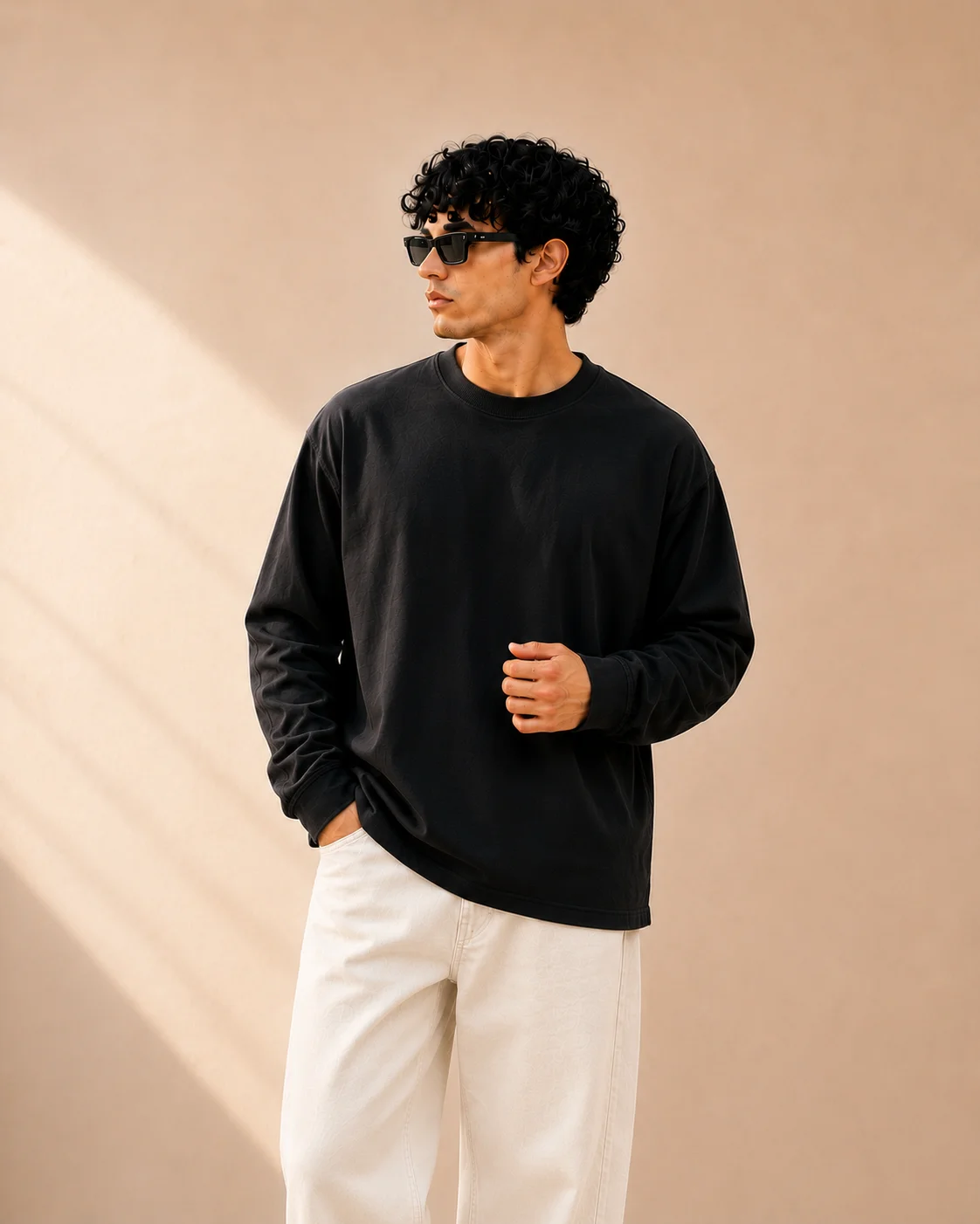 Heavyweight long sleeve tee