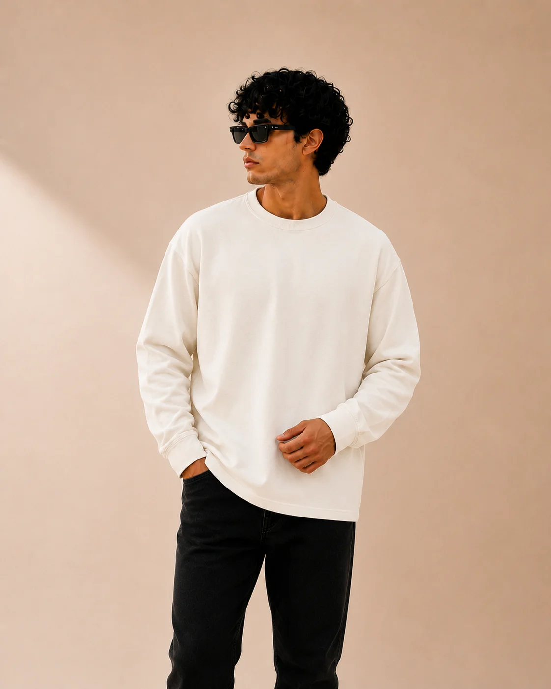 Heavyweight long sleeve tee