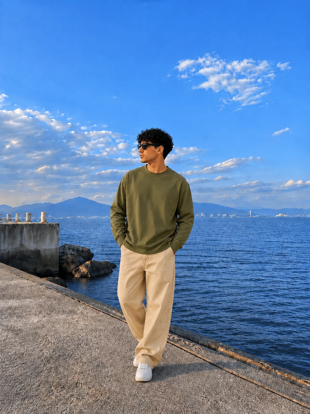 Heavyweight long sleeve tee, photo 4 of 5