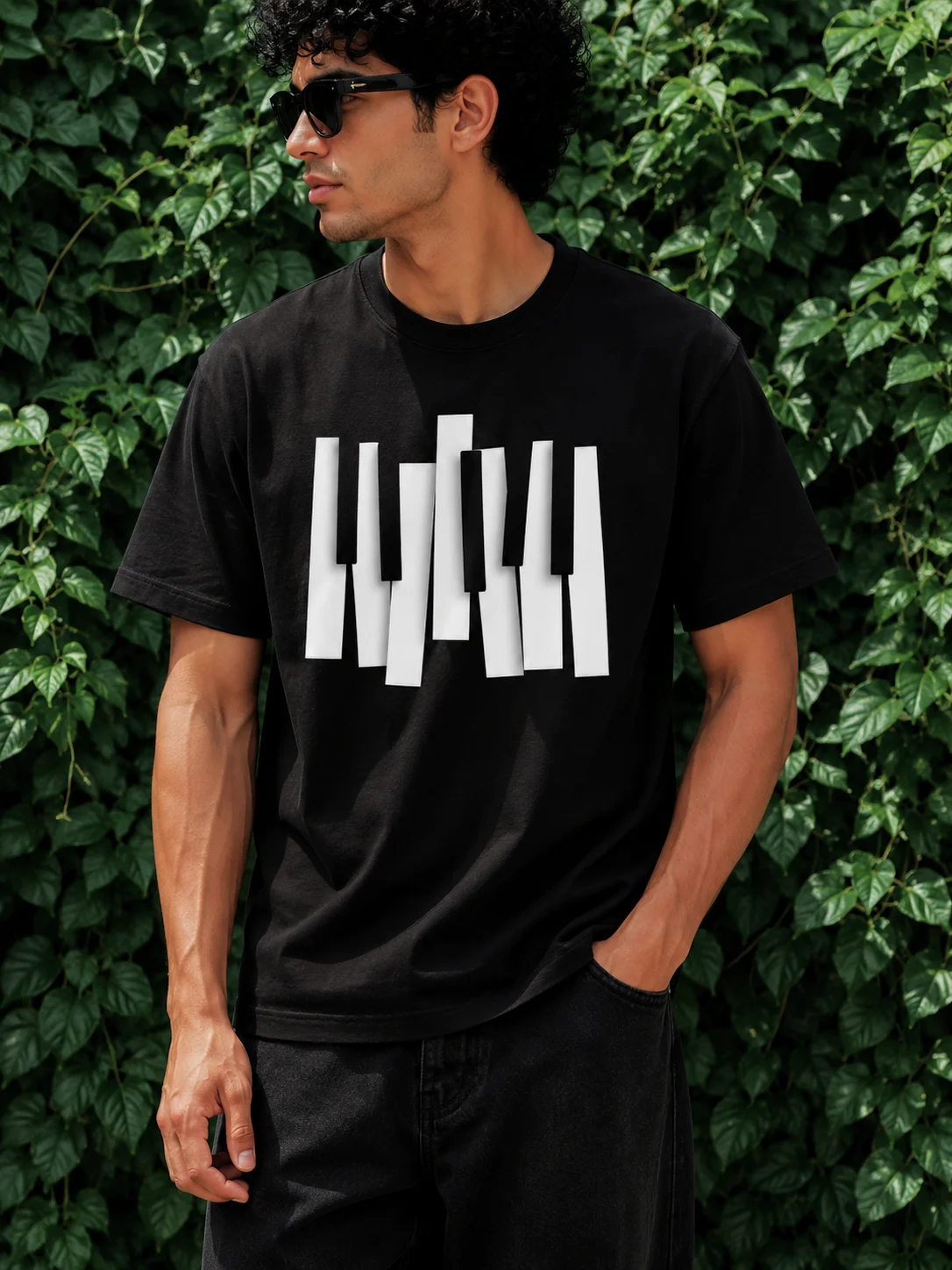 Piano graphic tee, photo 3 of 4