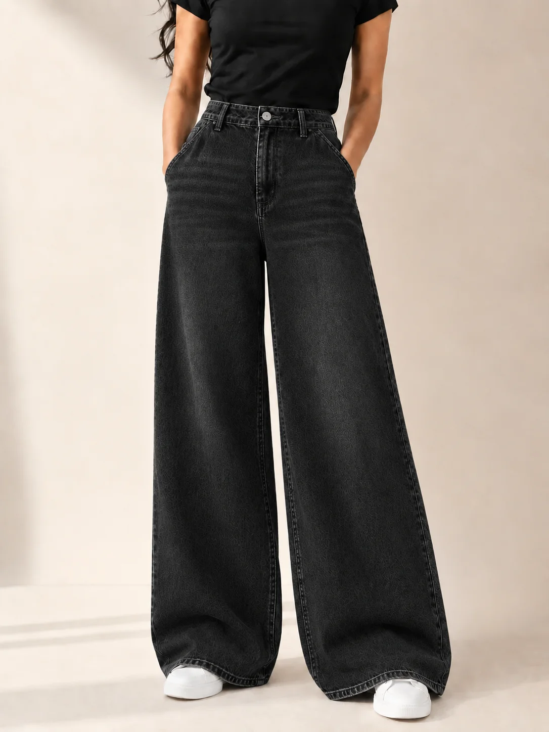 Denim baggy