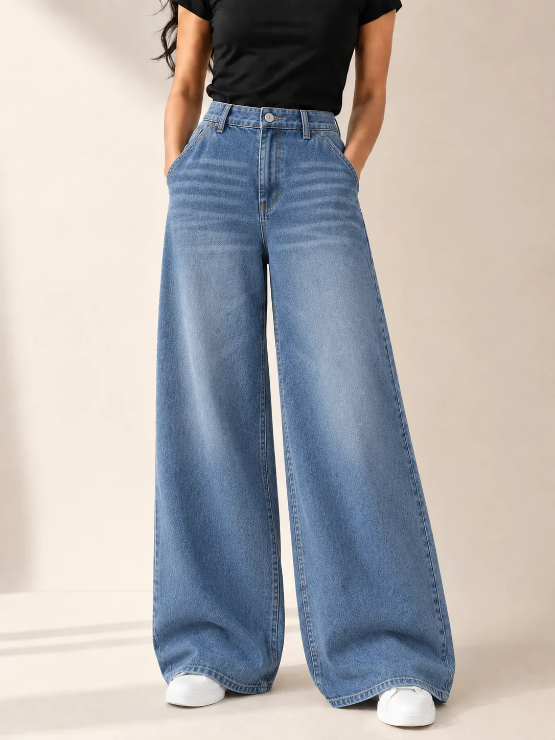 Denim baggy