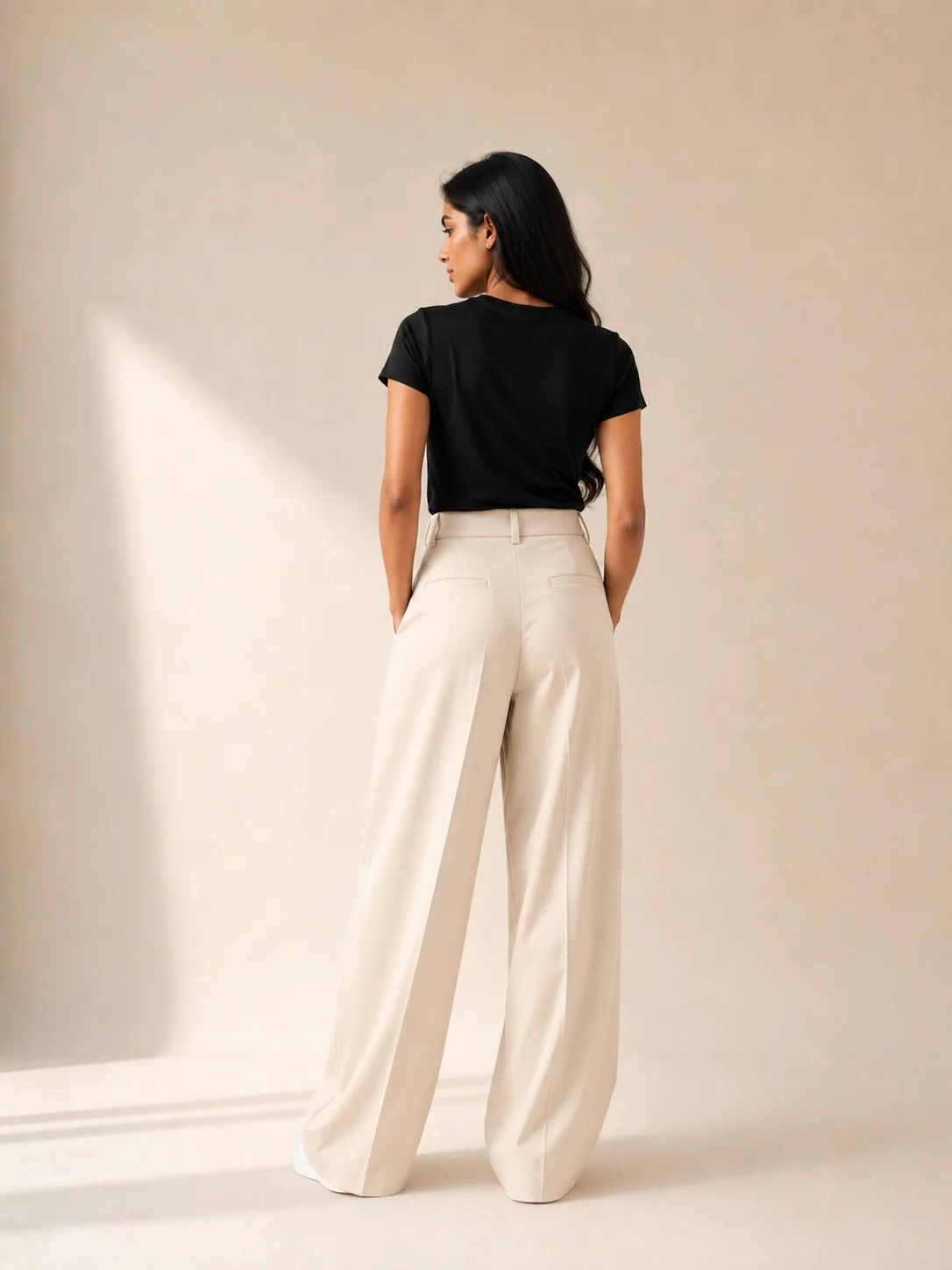 Pleated wide-leg, photo 3 of 5