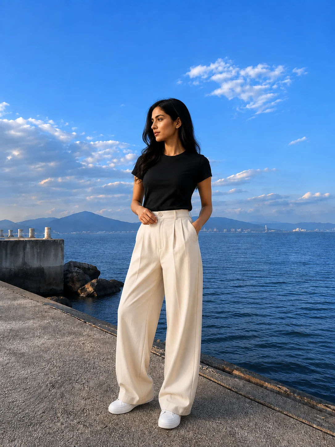 Pleated wide-leg, photo 5 of 5