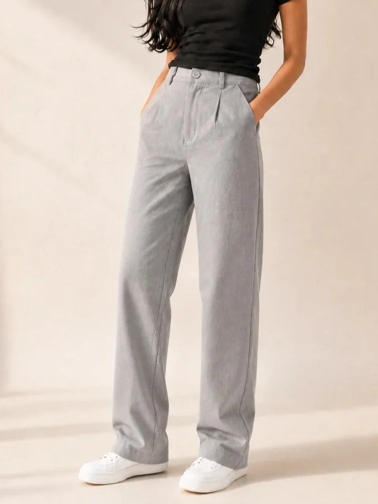 Straight-fit trouser
