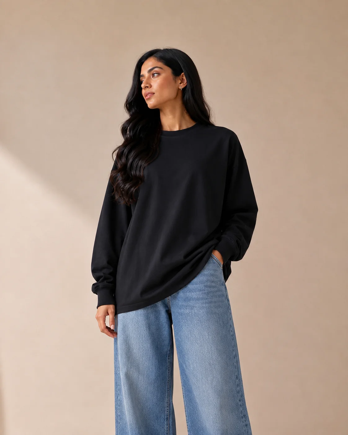 Heavyweight long sleeve tee