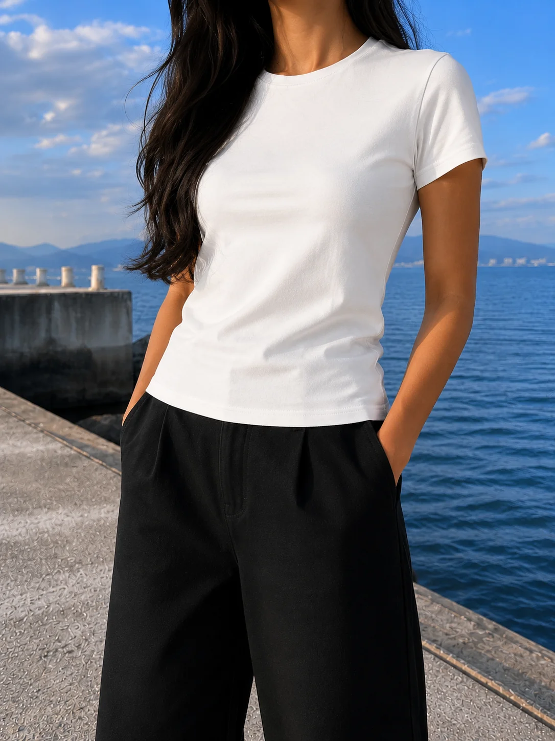 Plain fitted tee, photo 5 of 5