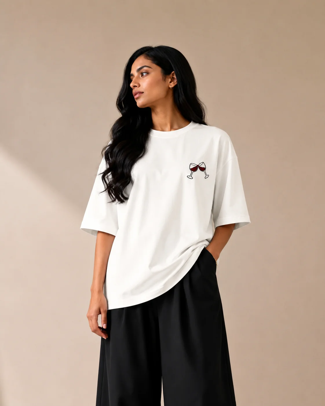 Wine glasses tee